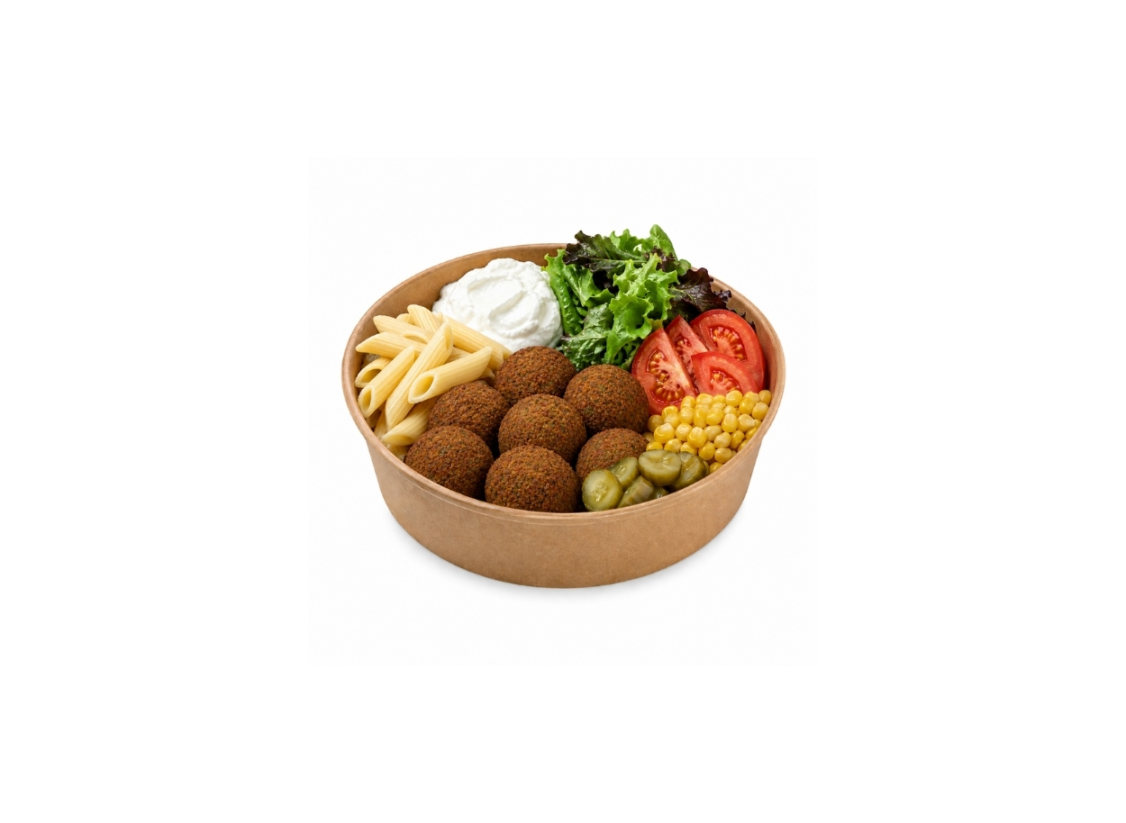 Falafel Makarna Bowl