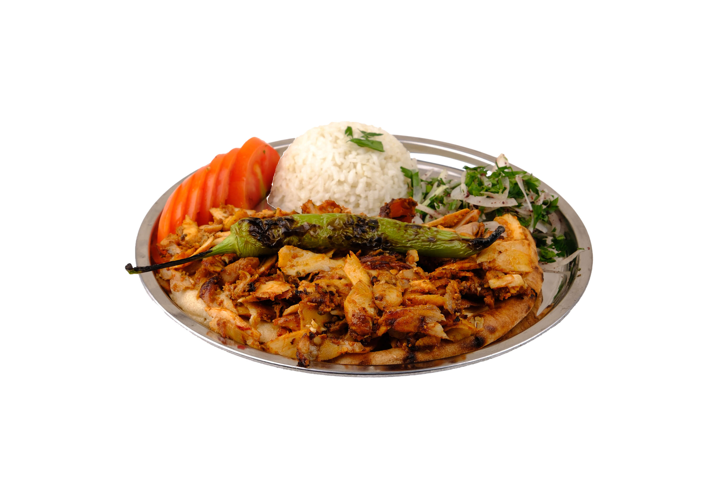 1 porsiyon tavuk döner