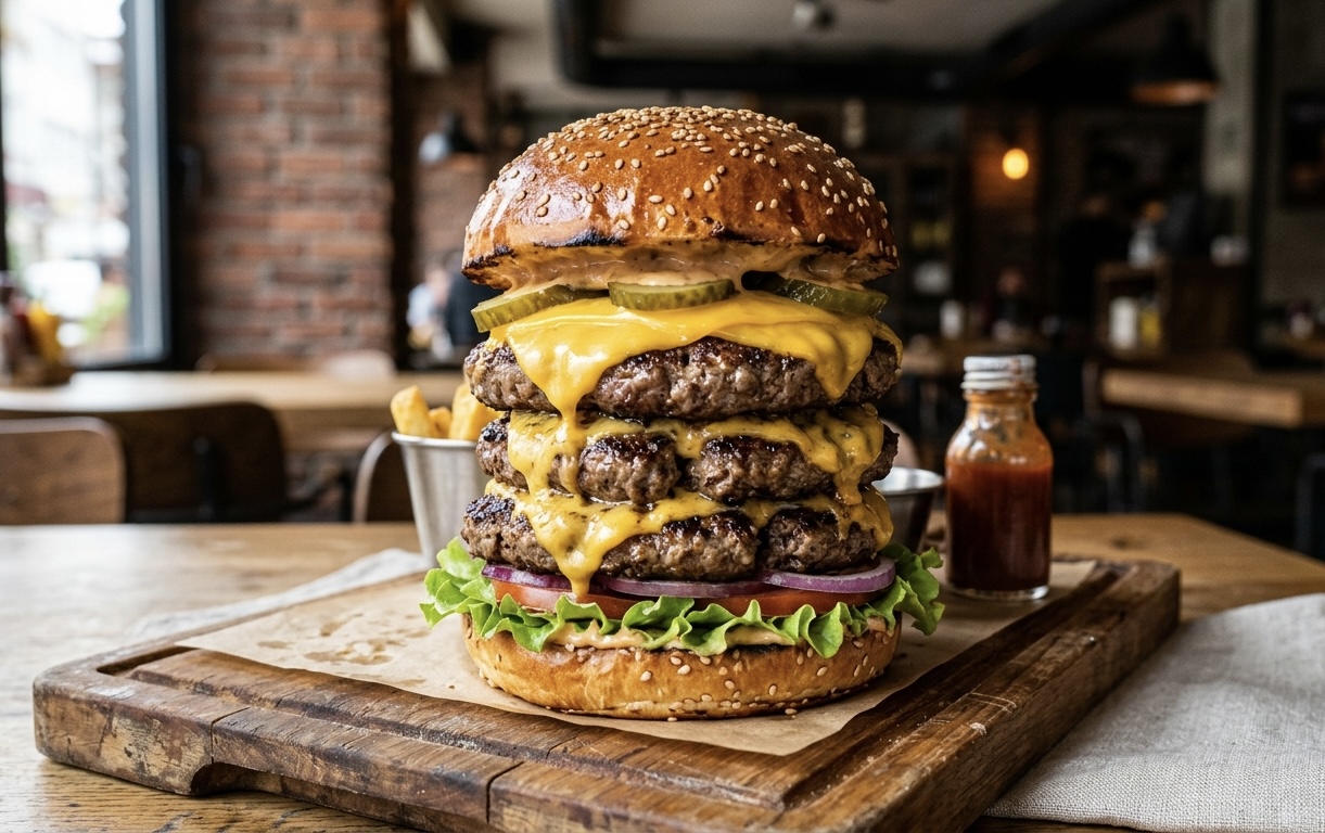 Triple Eko's Burger