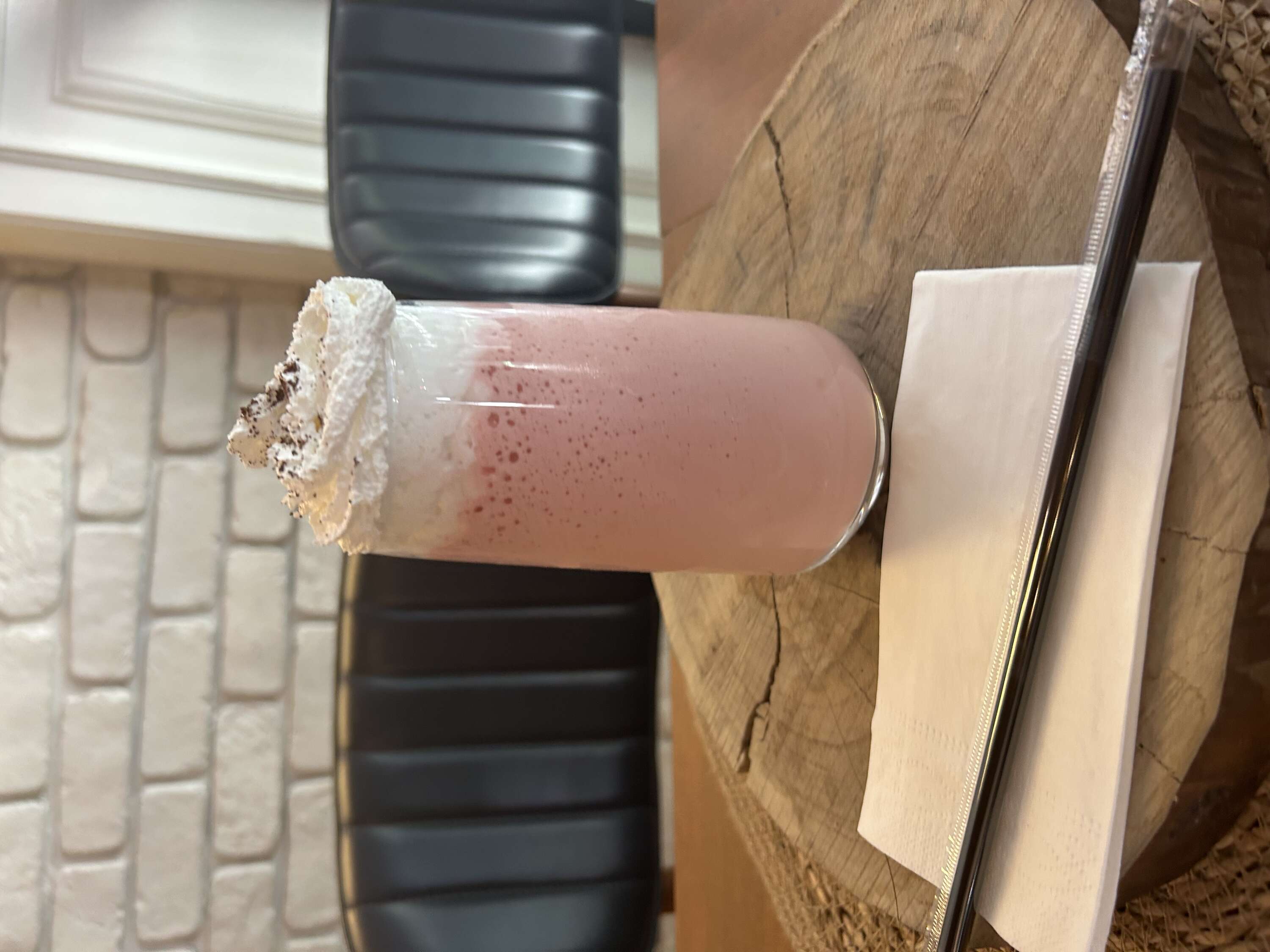 Çilek milkshake