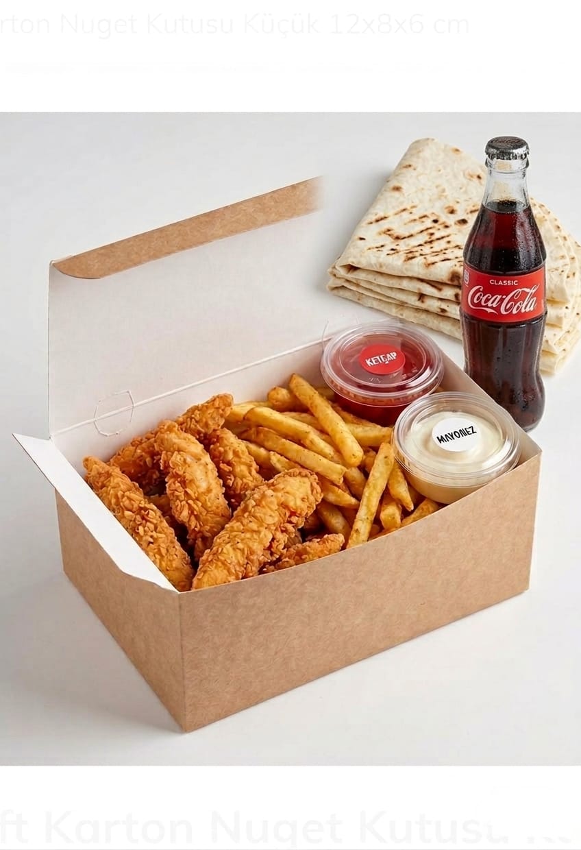 XL Tenders + Patates + İçecek Menü