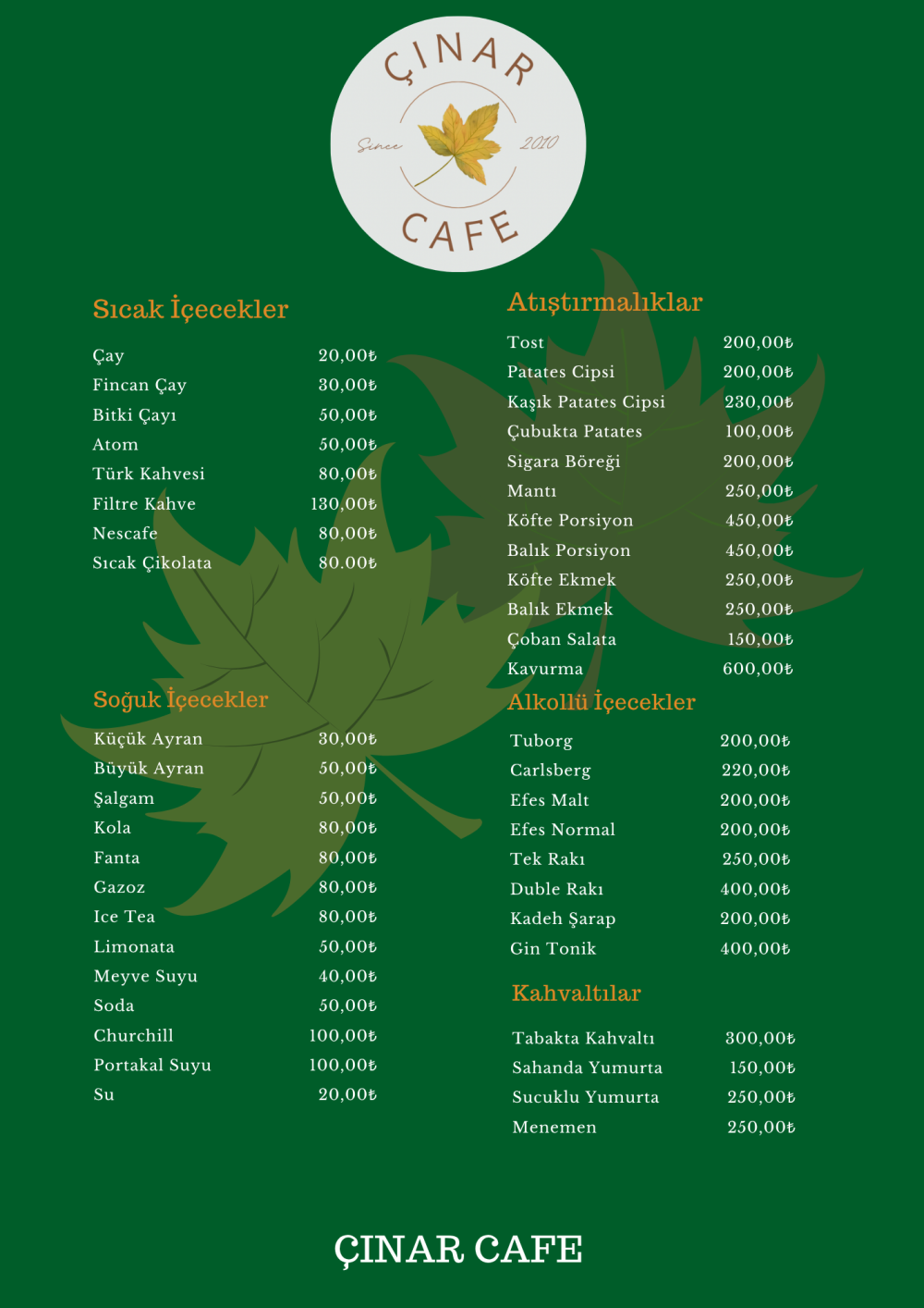 Çınar Cafe