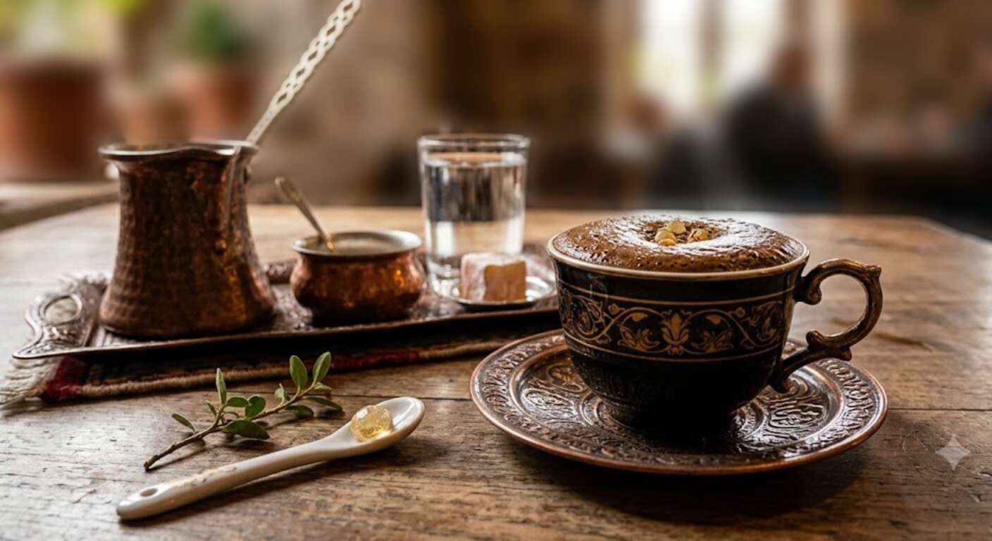 Damla Sakızlı Türk Kahvesi