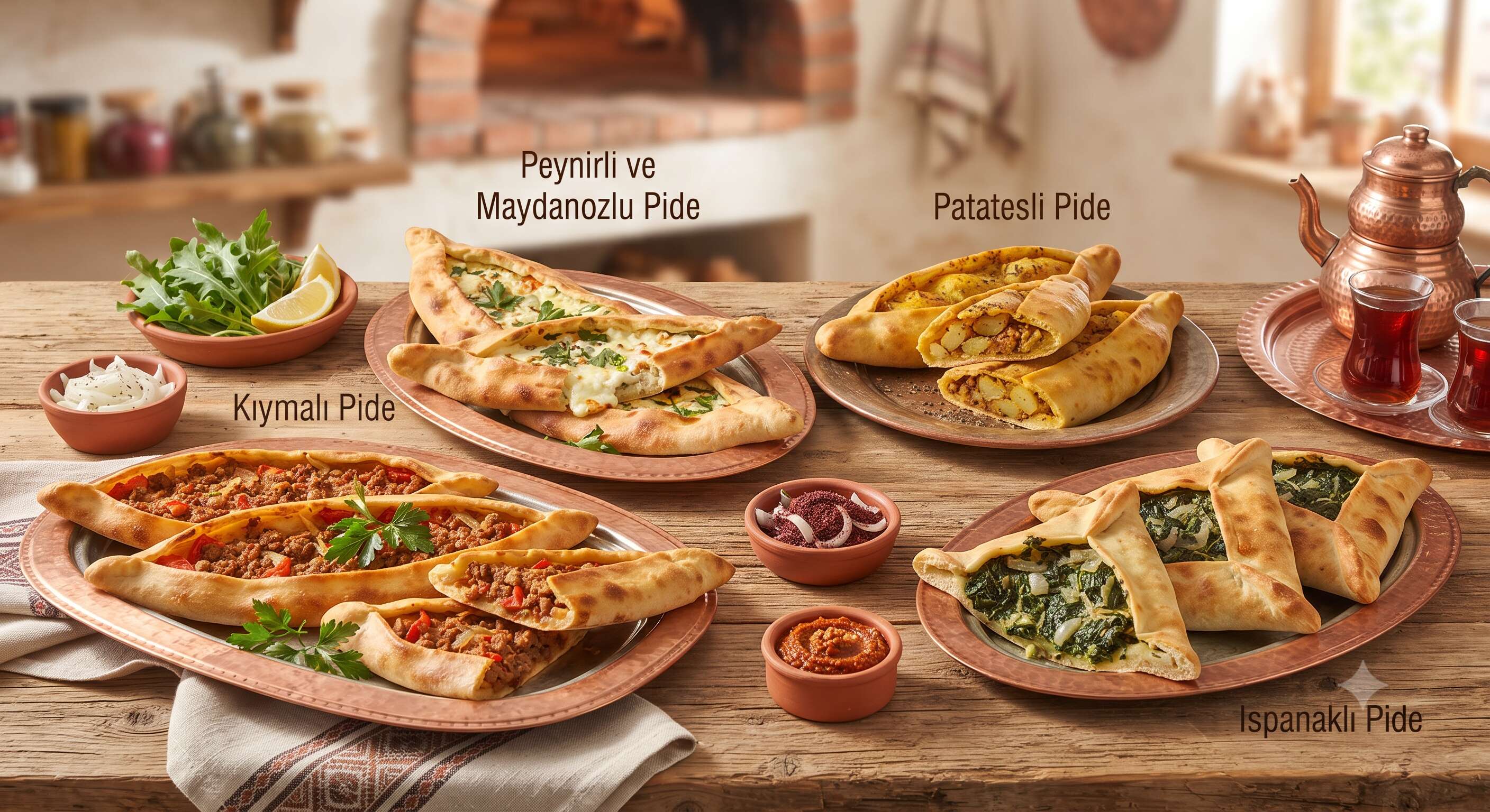 Kır Pidesi Çeşitleri