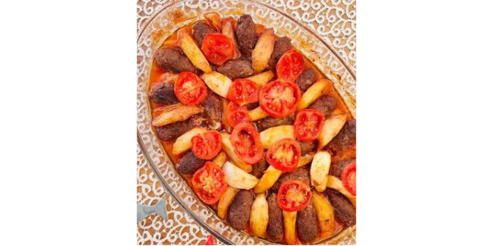 AZ KÖFTE ELMA DİLİM PATATES