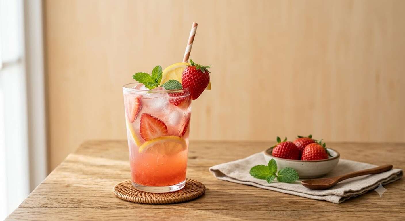 Çilekli limonata
