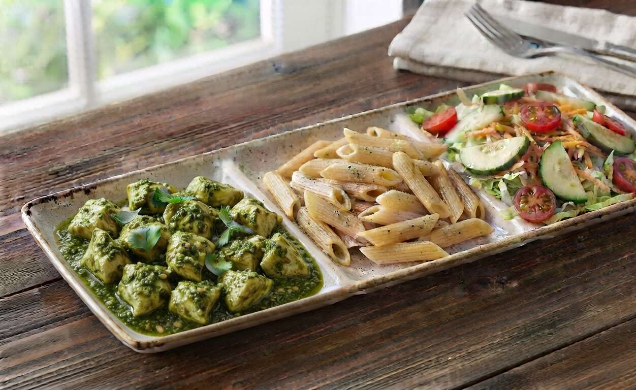PESTO SOSLU TAVUK KOMBO