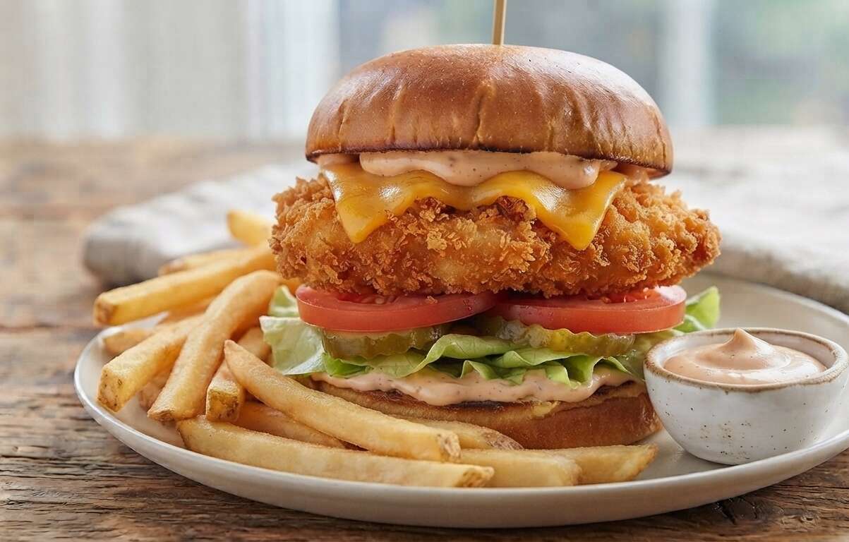  ÇITIR TAVUKLU BURGER 