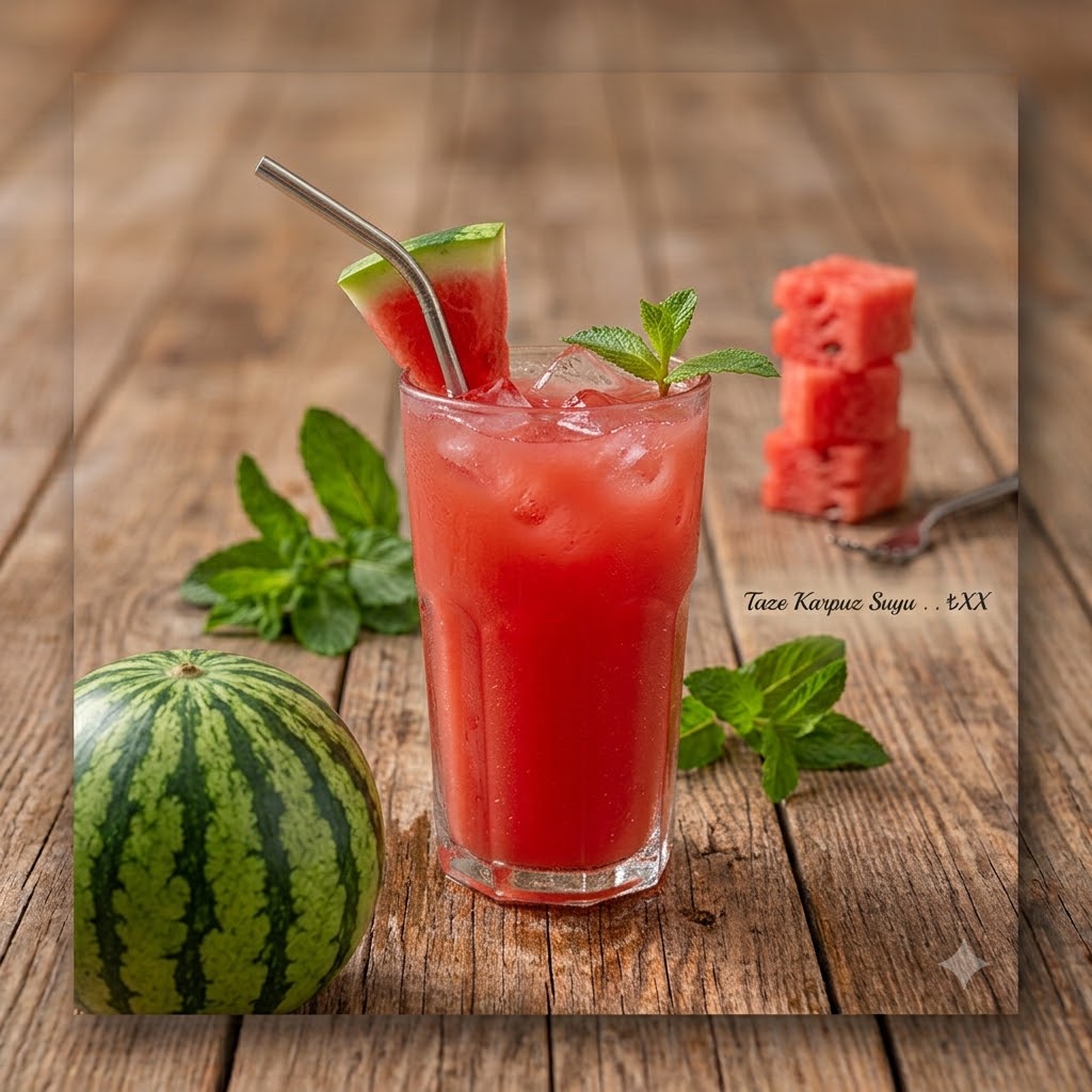 Red melon juıce