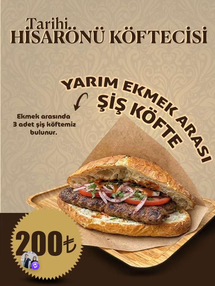 Ekmek arası has köfte