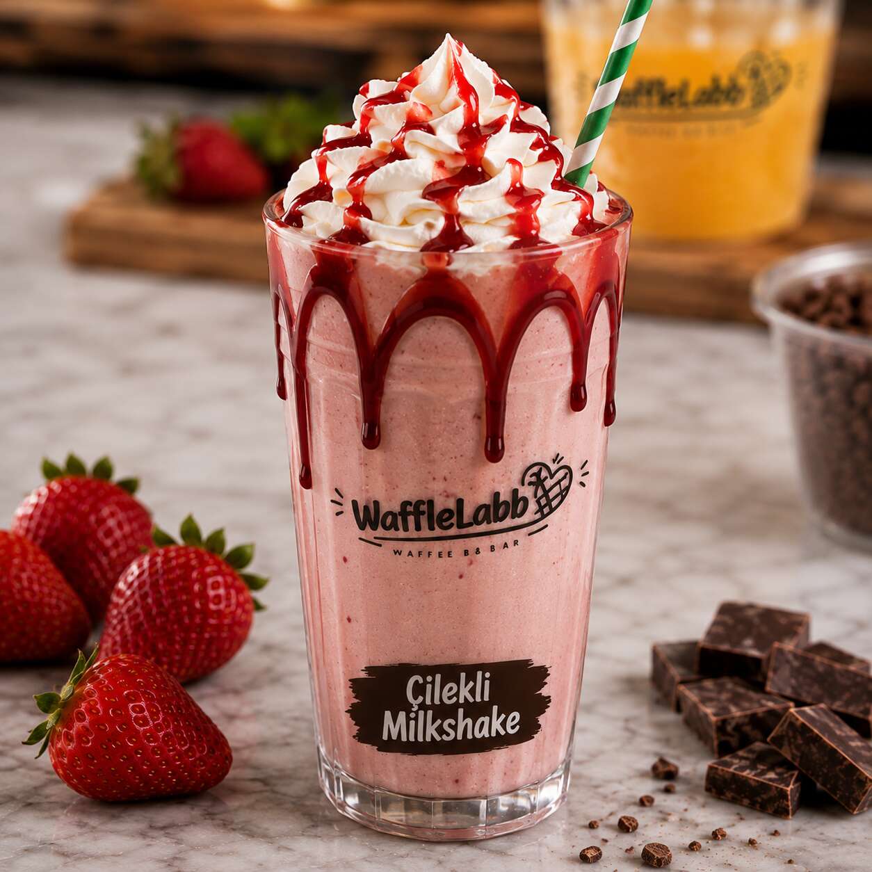Çilekli Milkshake