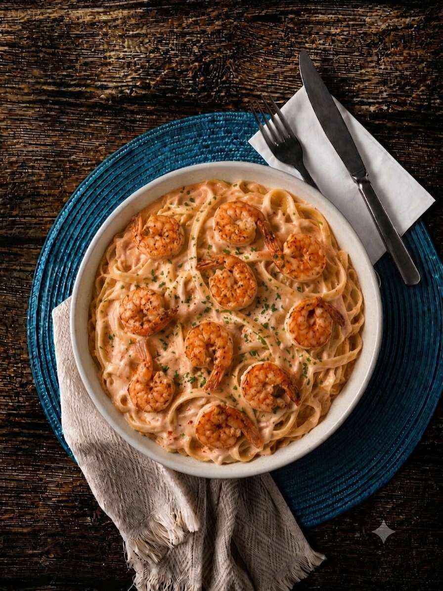 KARİDESLİ FETTUCCİNE