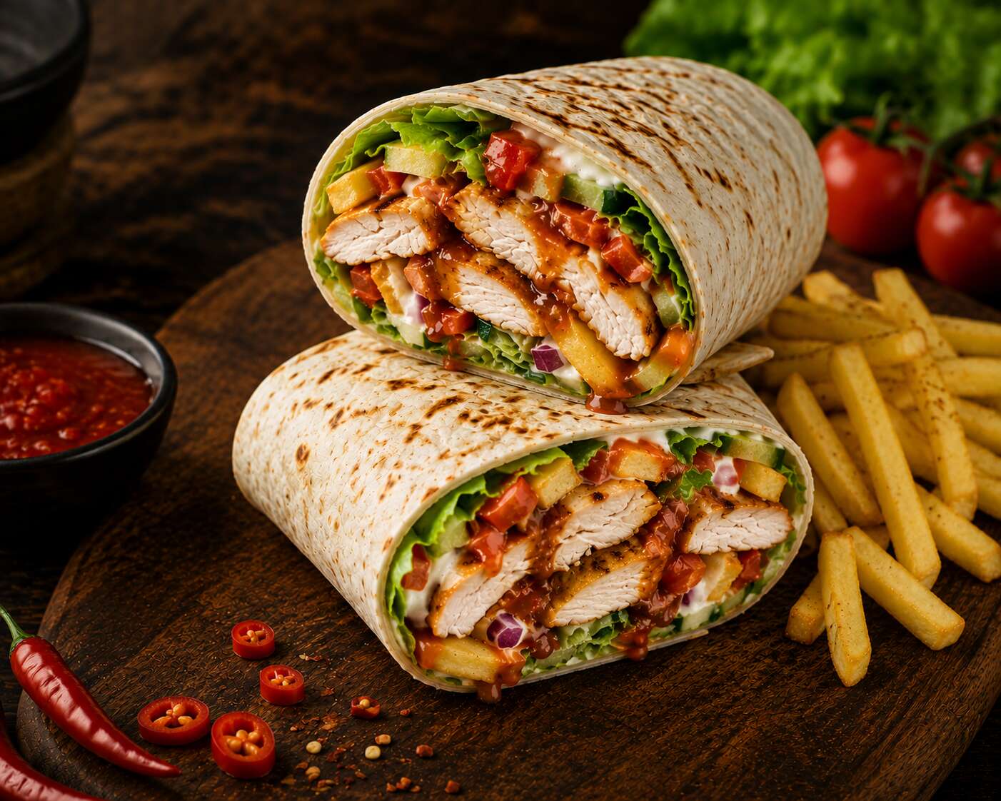 TAVUK WRAP (Hot Chili)