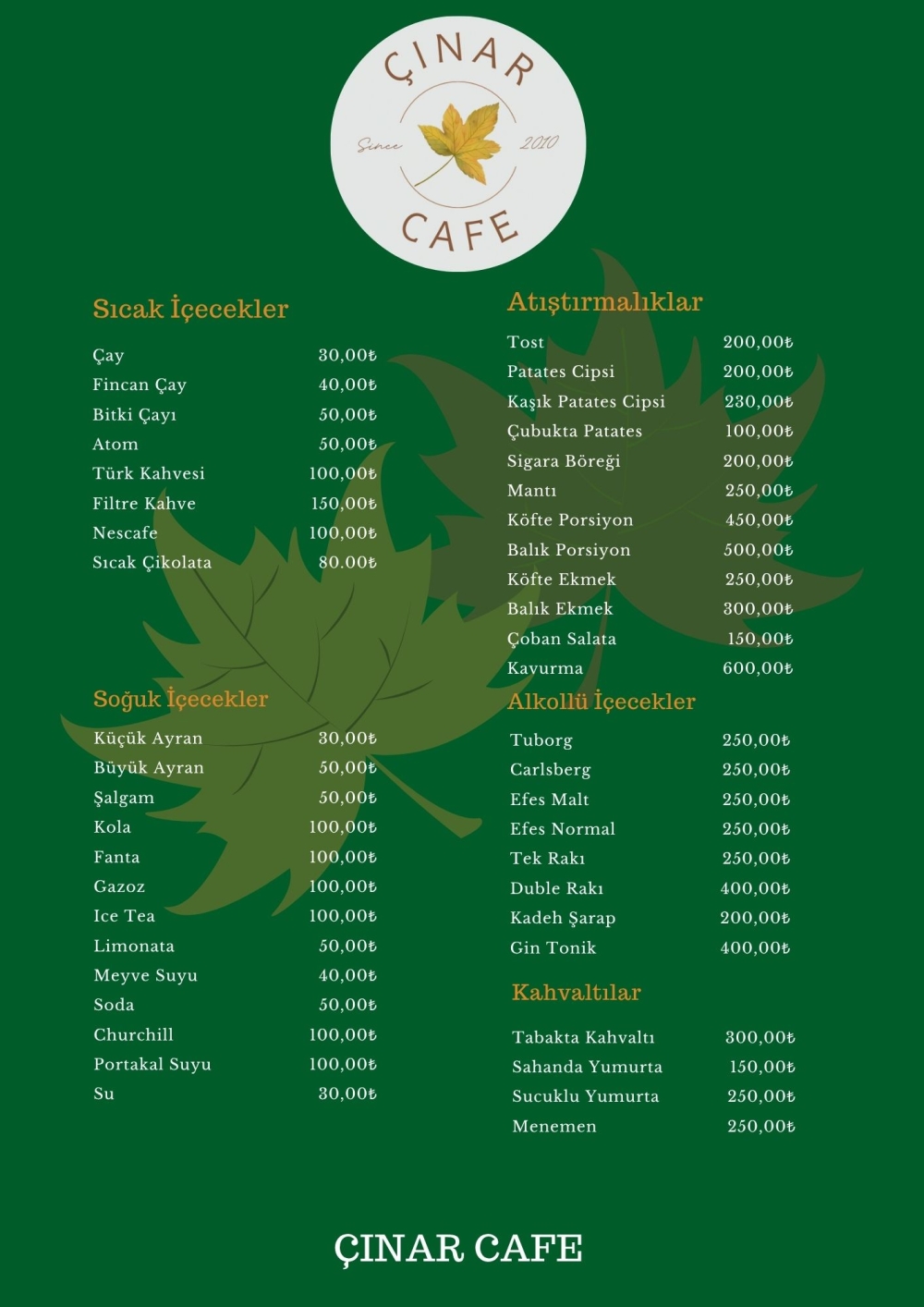 Çınar Cafe