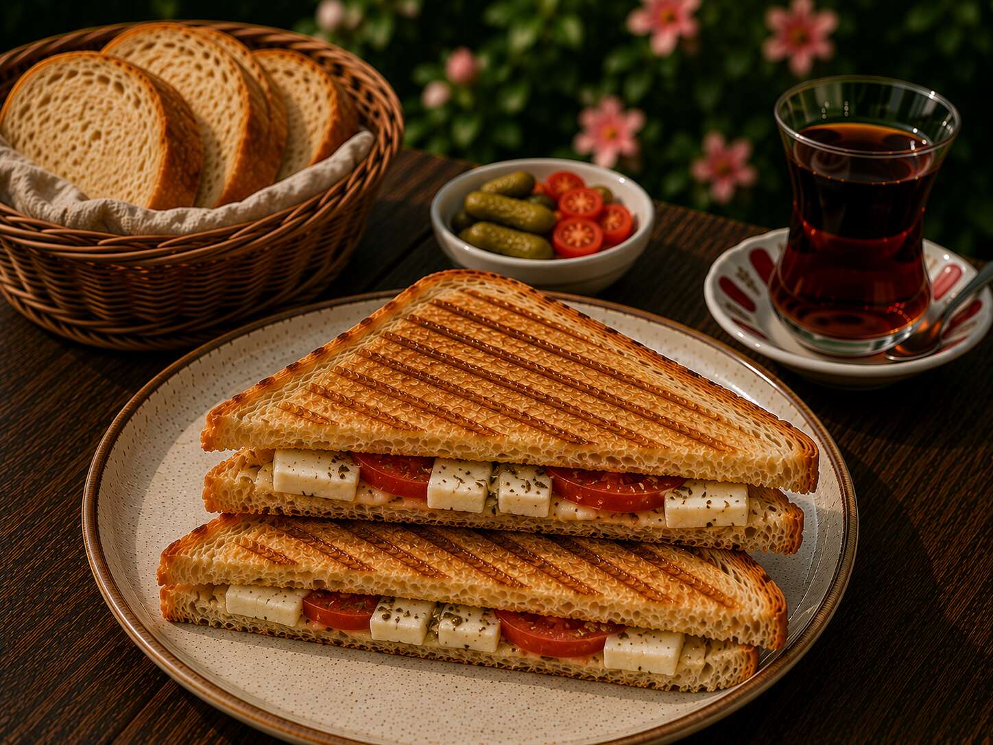 Beyaz Peynirli Tost