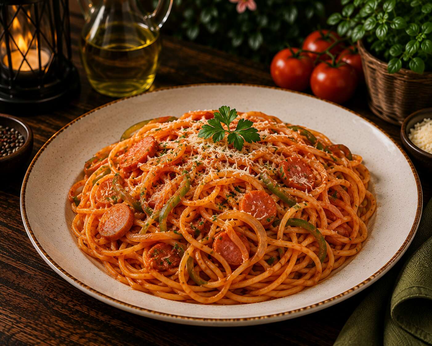Spagetti Napoliten