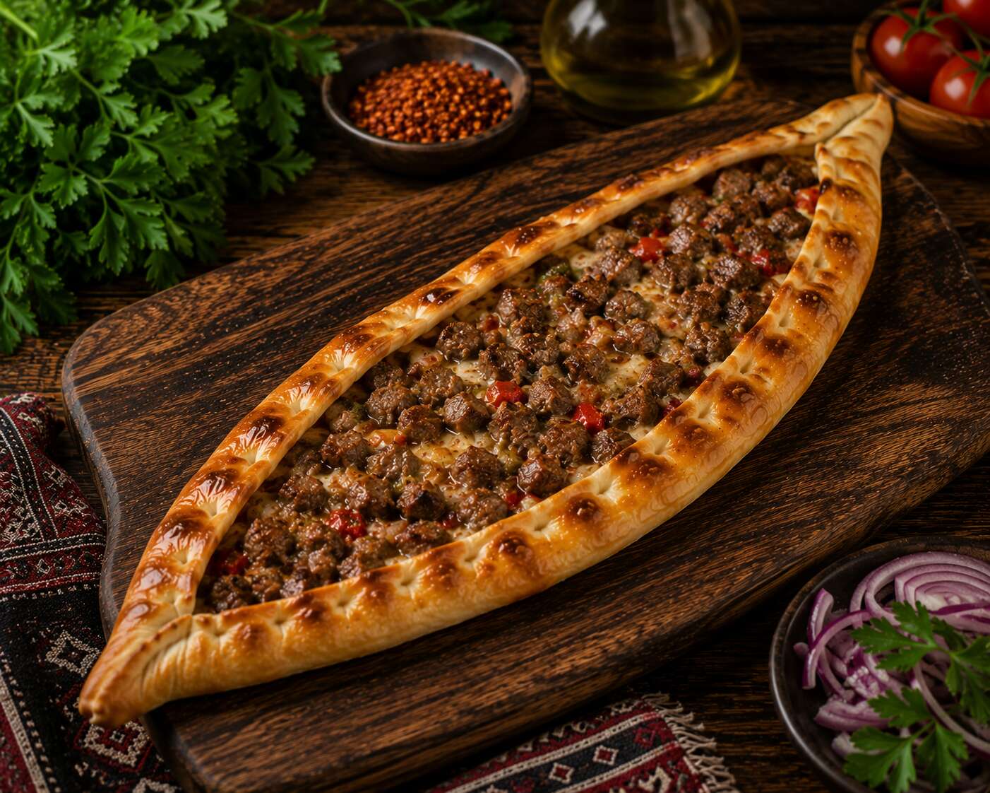 Kuşbaşılı Pide
