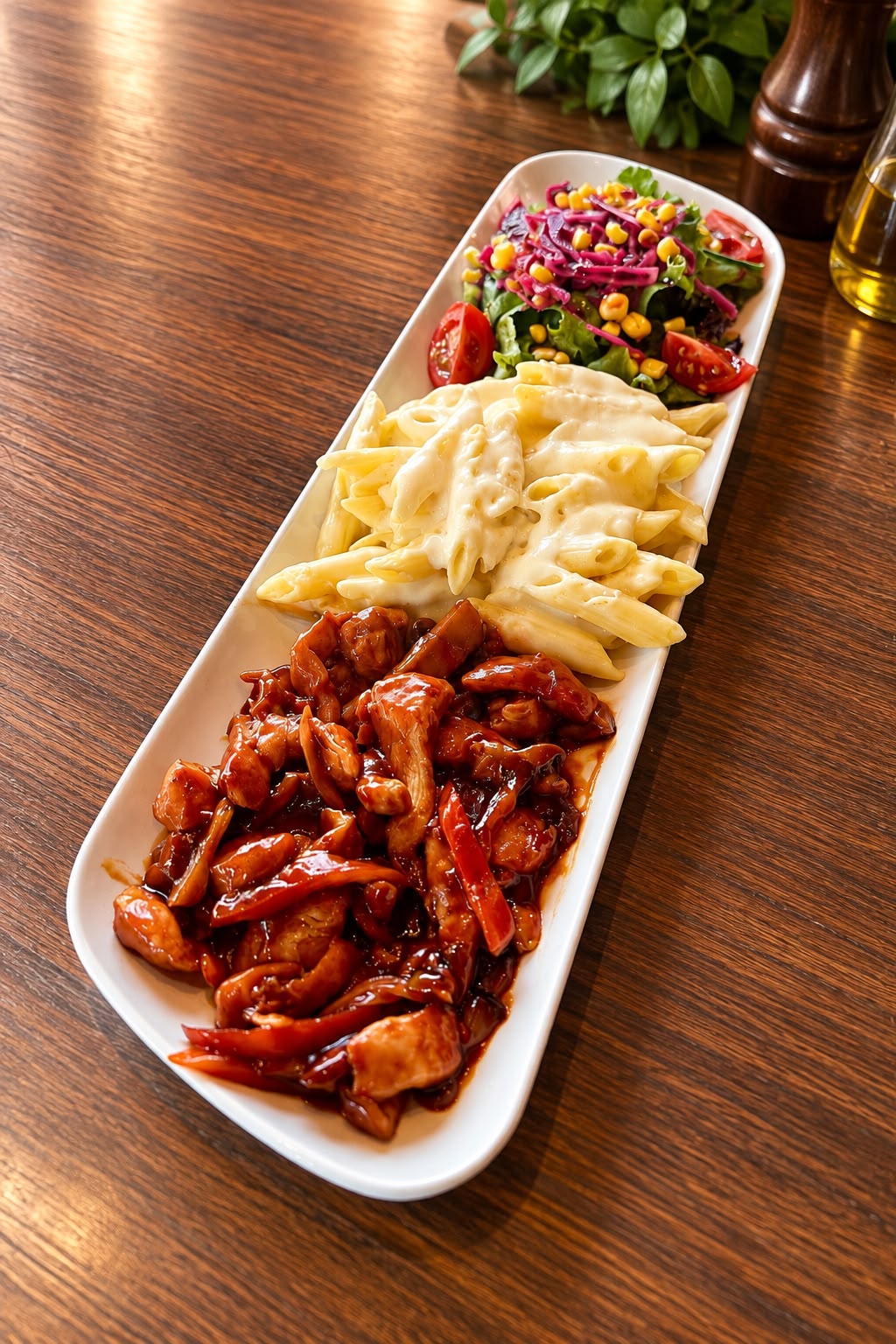 BARBEKÜ SOSLU TAVUK + AYRAN (Kampanya)