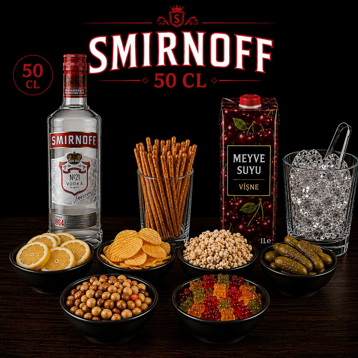 Smirnoff Votka 50 cl