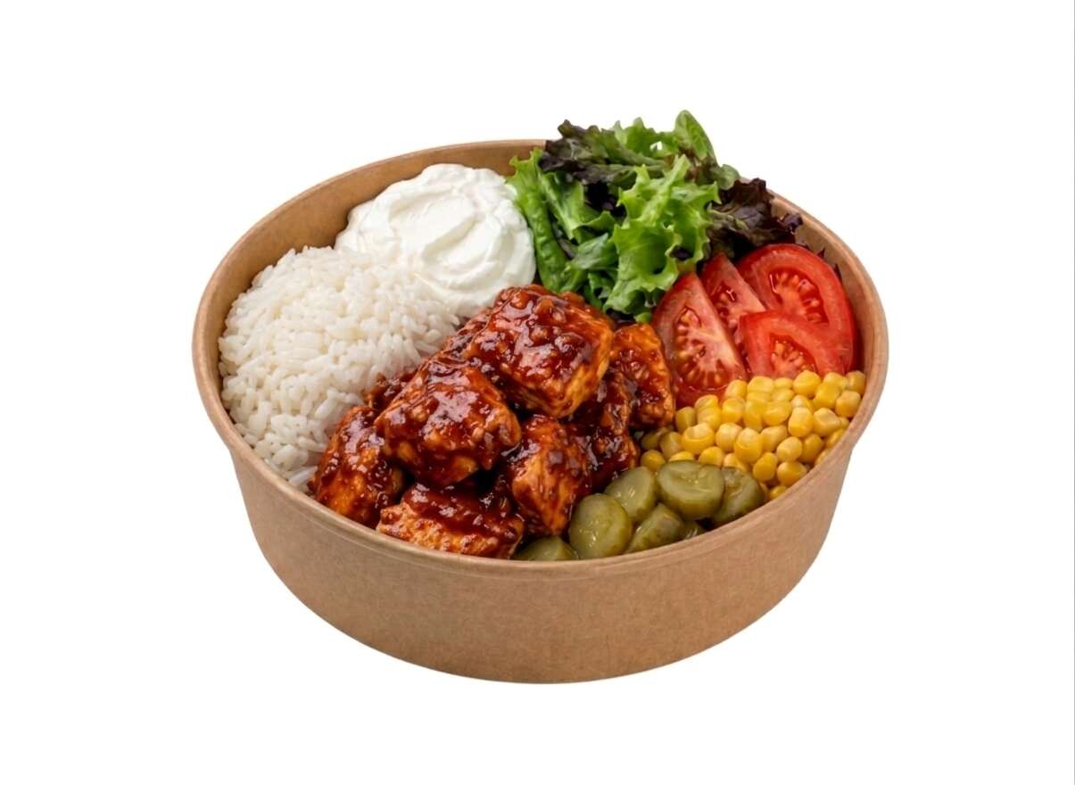 BBQ Soslu Tavuklu Bowl