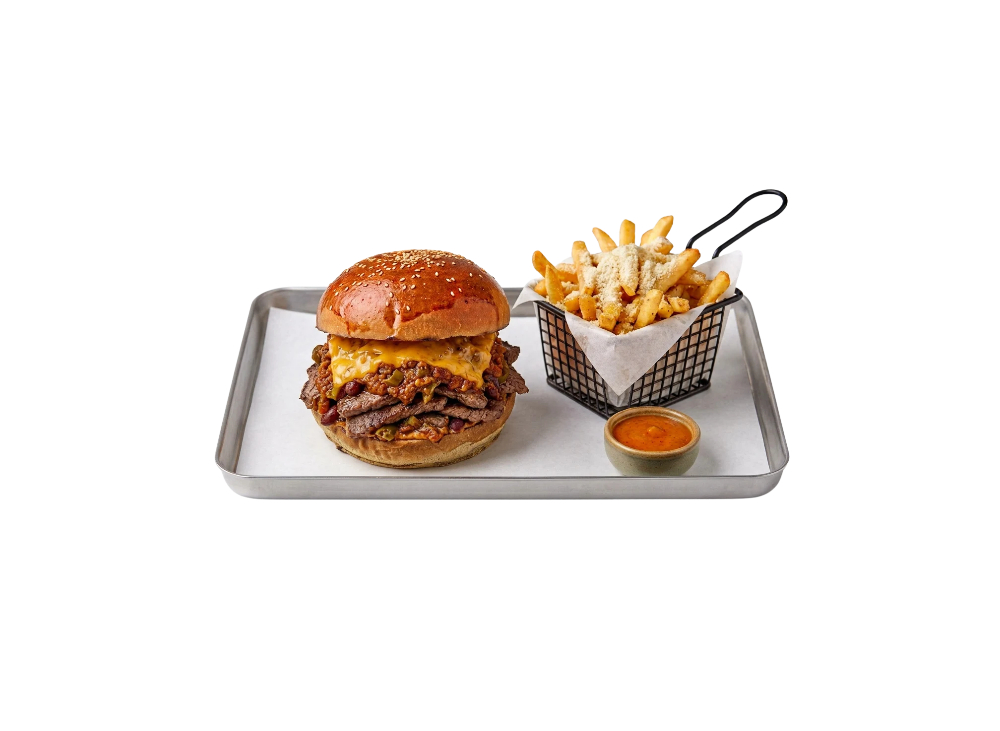 Phily Cheese Steak Burger (100 g)