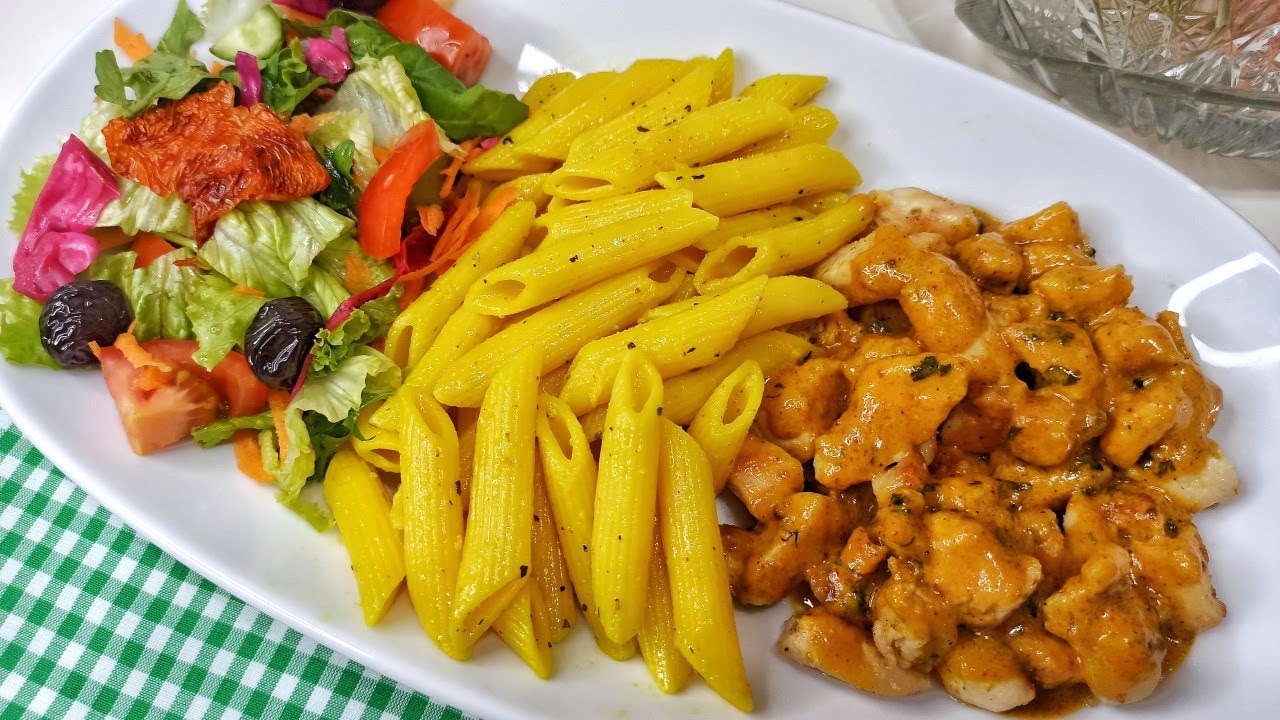 Körili Makarna & Tavuk