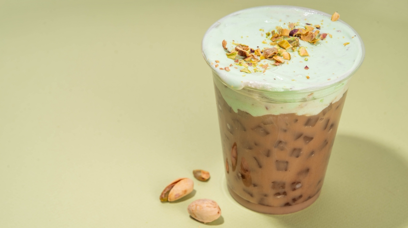 Iced Toffee Nut Latte