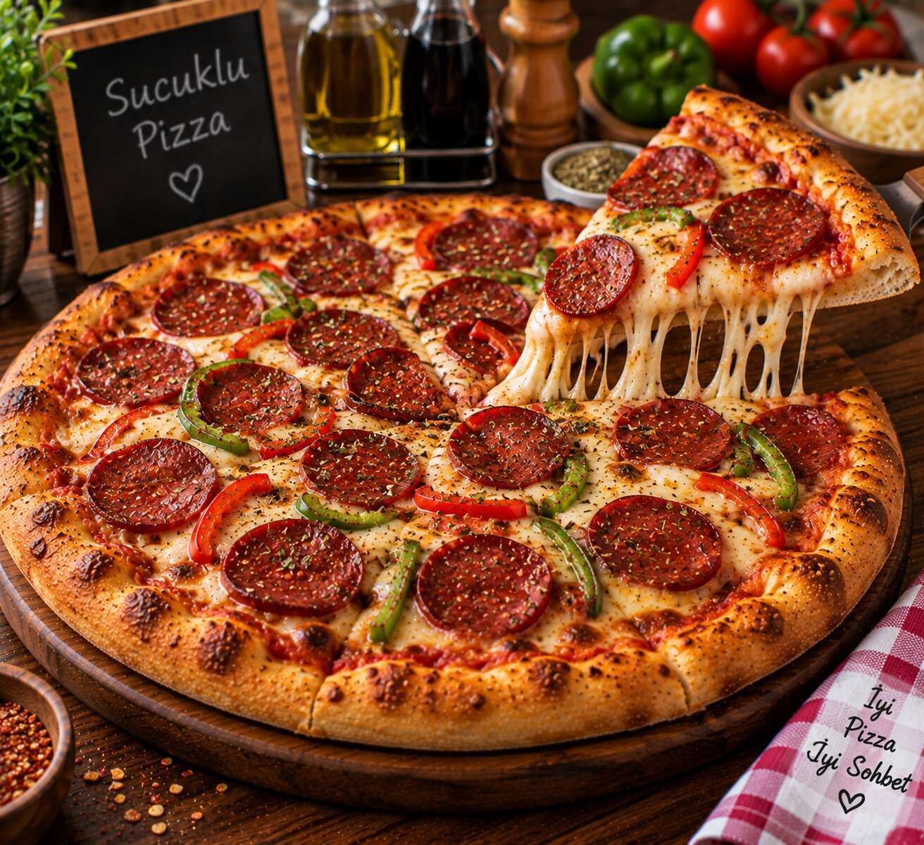 Sucuklu Pizza