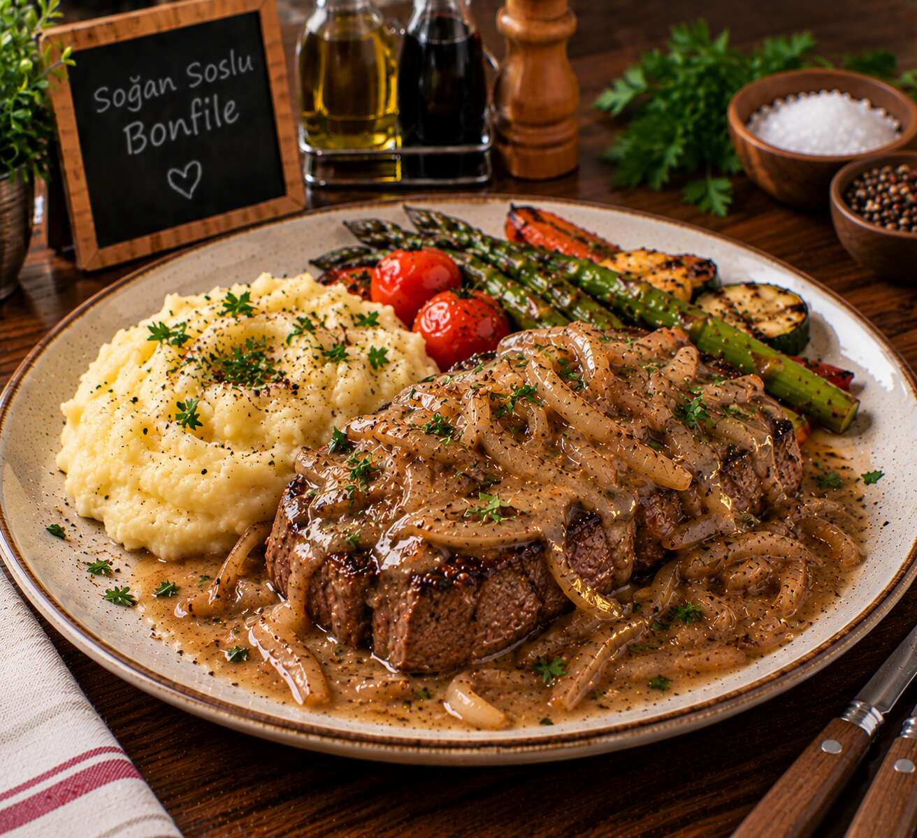 Soğan Soslu Bonfile
