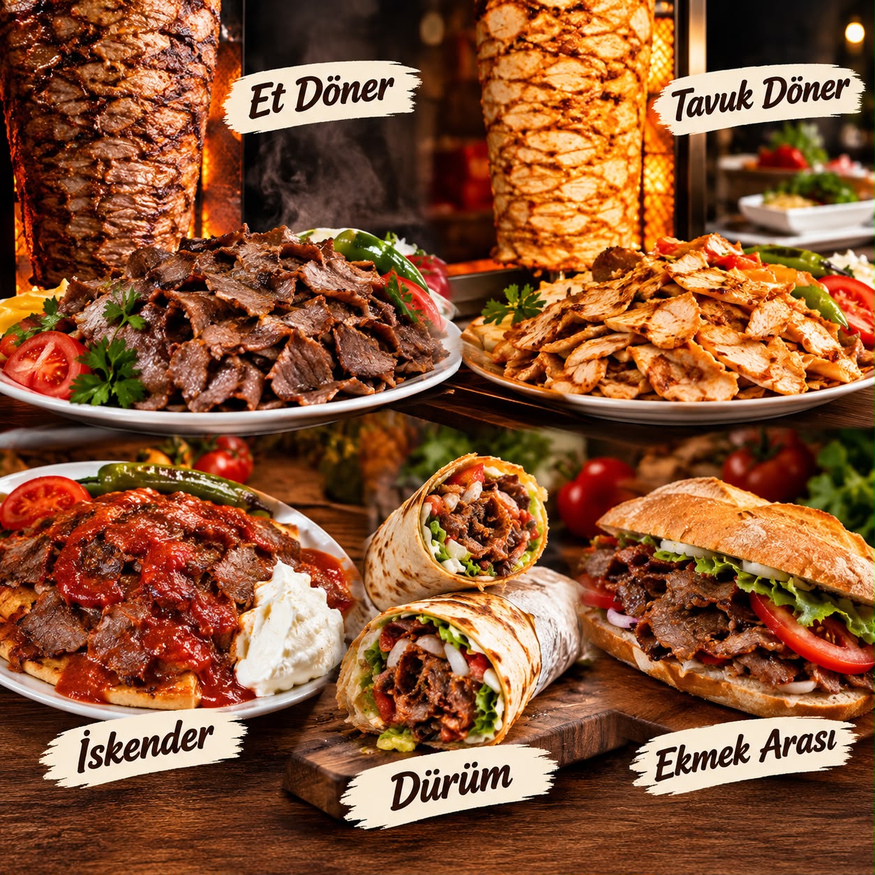 ET DÖNER ÇEŞİTLERİ