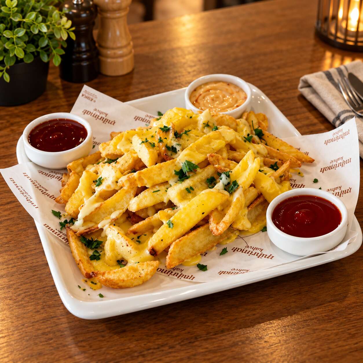 CHEDDARLI PATATES KIZARTMASI