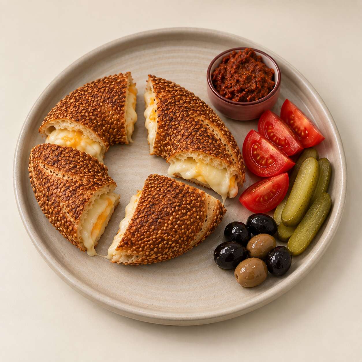3 Peynirli Simit