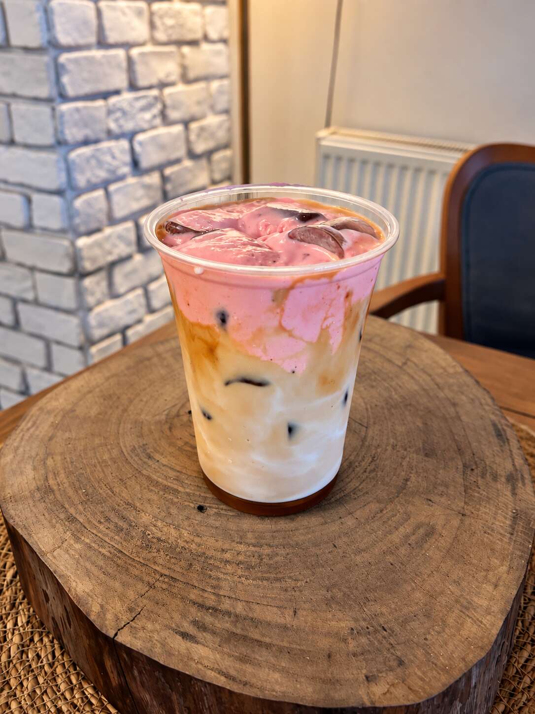 Strawberry Cold Foam Caramel Latte