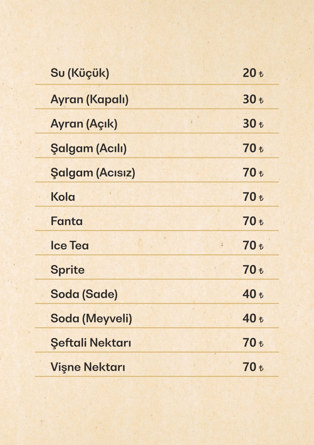 İÇECEKLER