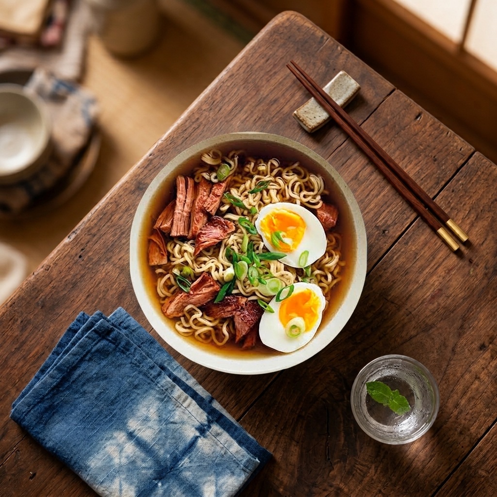 Ramen with beef