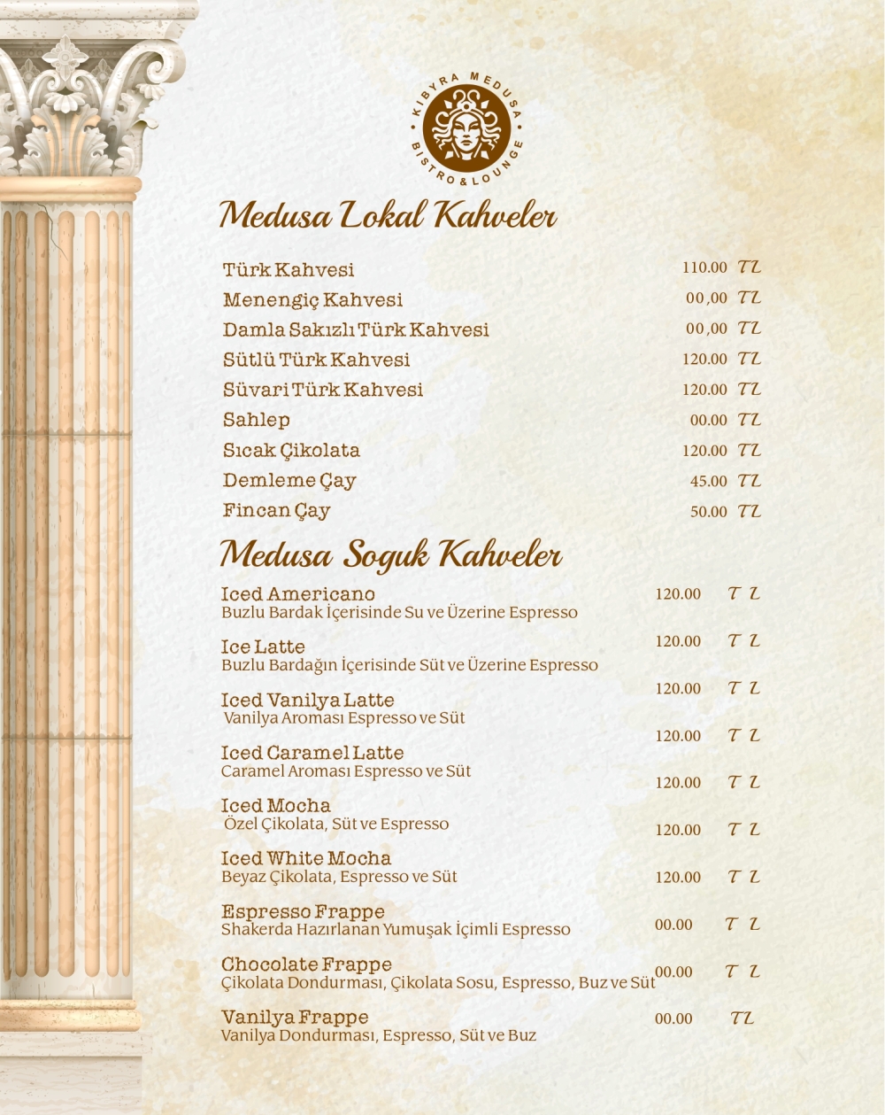 LOKAL & SOĞUK KAHVELER