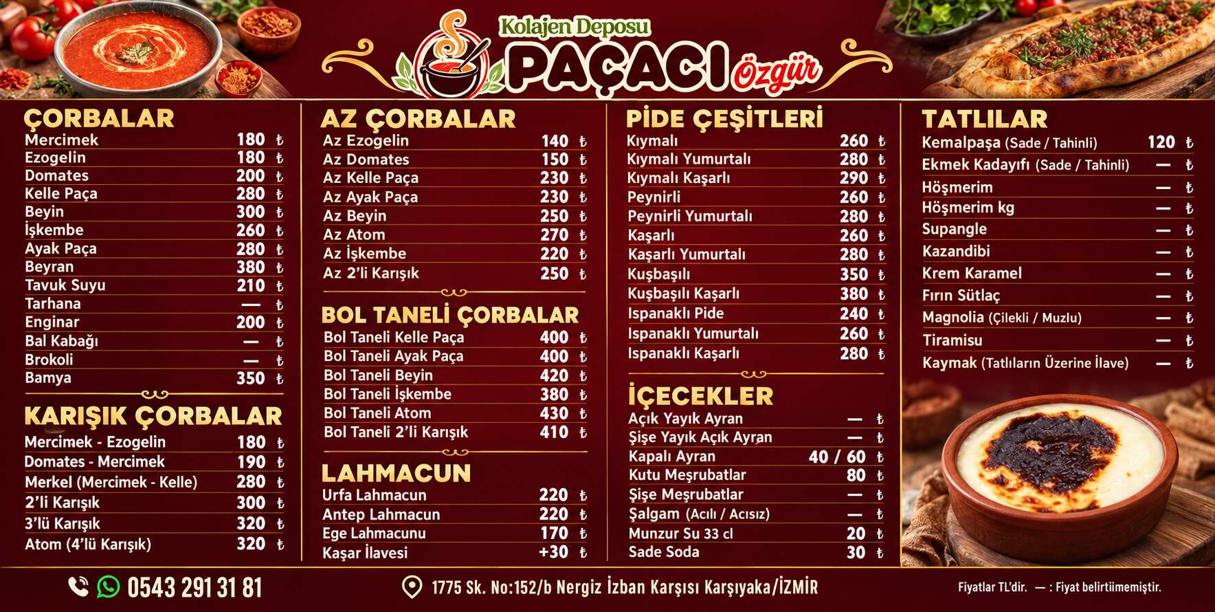 Tüm Menü