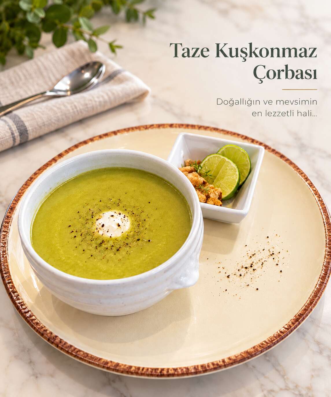 Kuşkonmaz Çorbası /Asparagus Soup