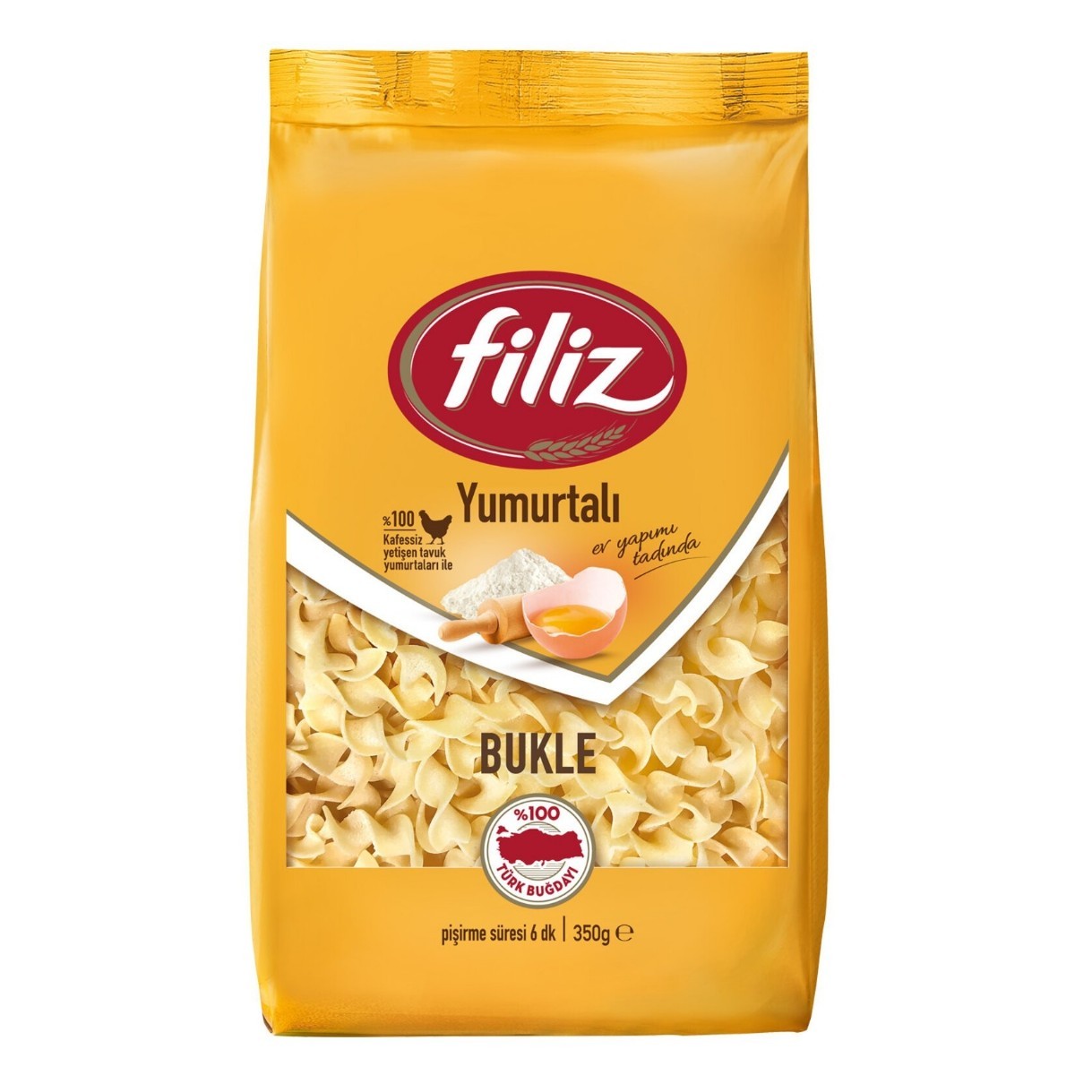 Filiz Yumurtalı Bukle Makarna 350 Gr