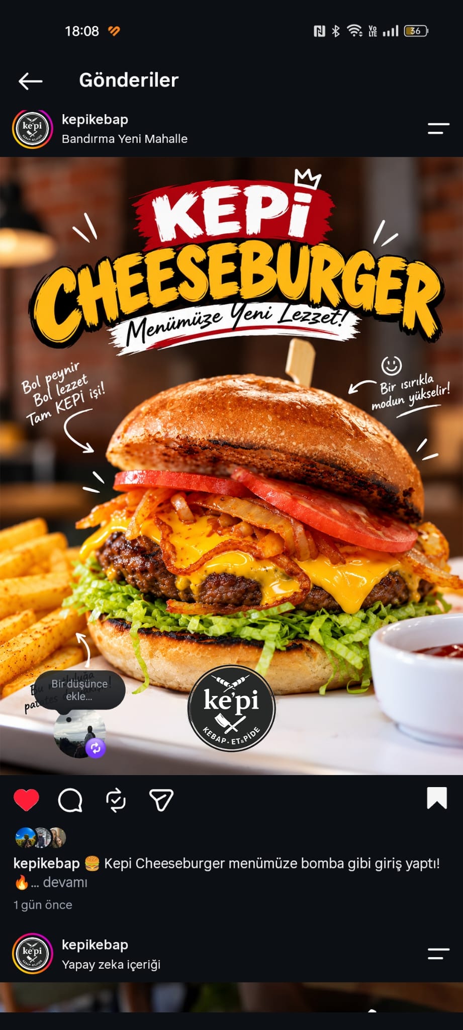 CHEESE BURGER