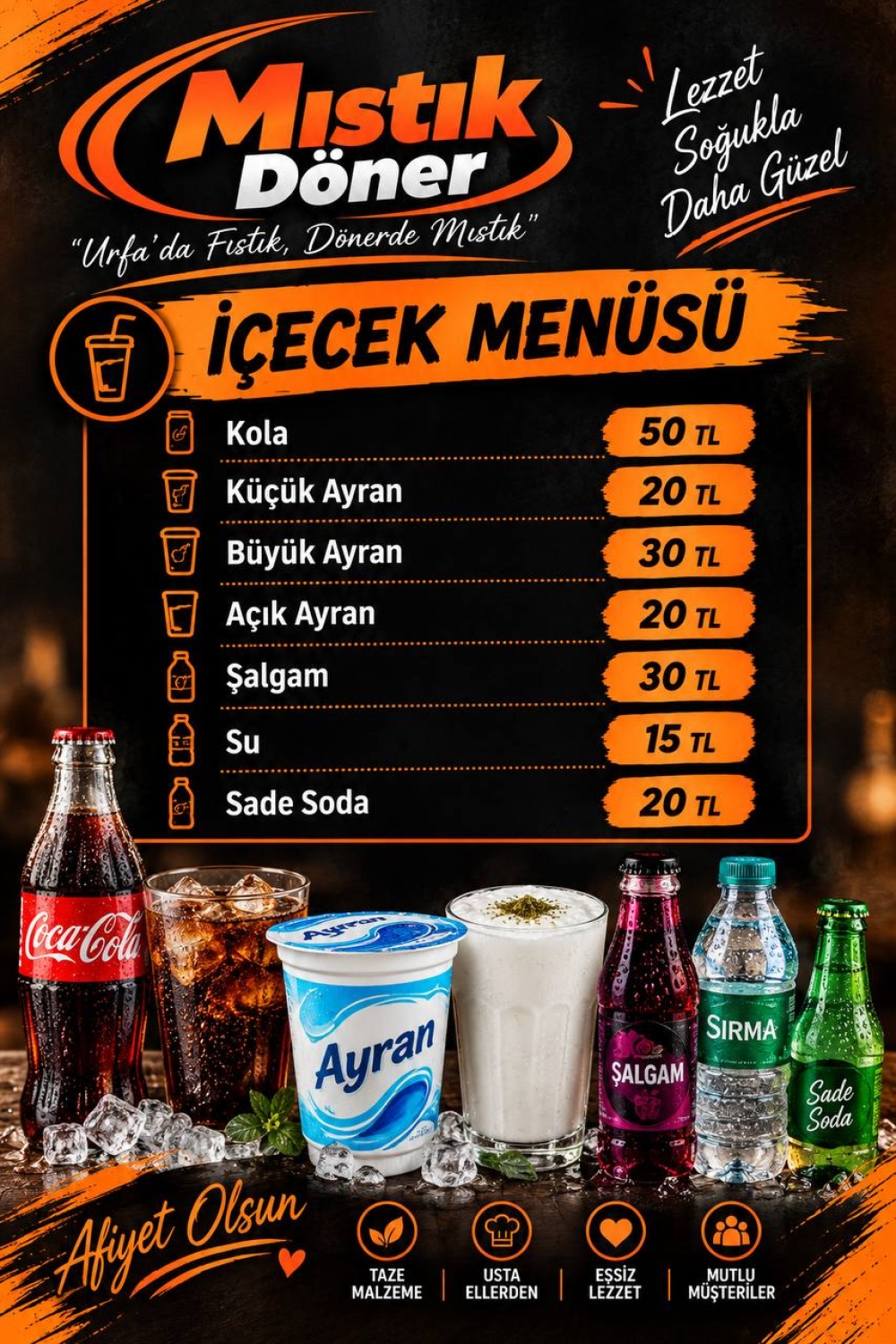 İçecek Menüsü