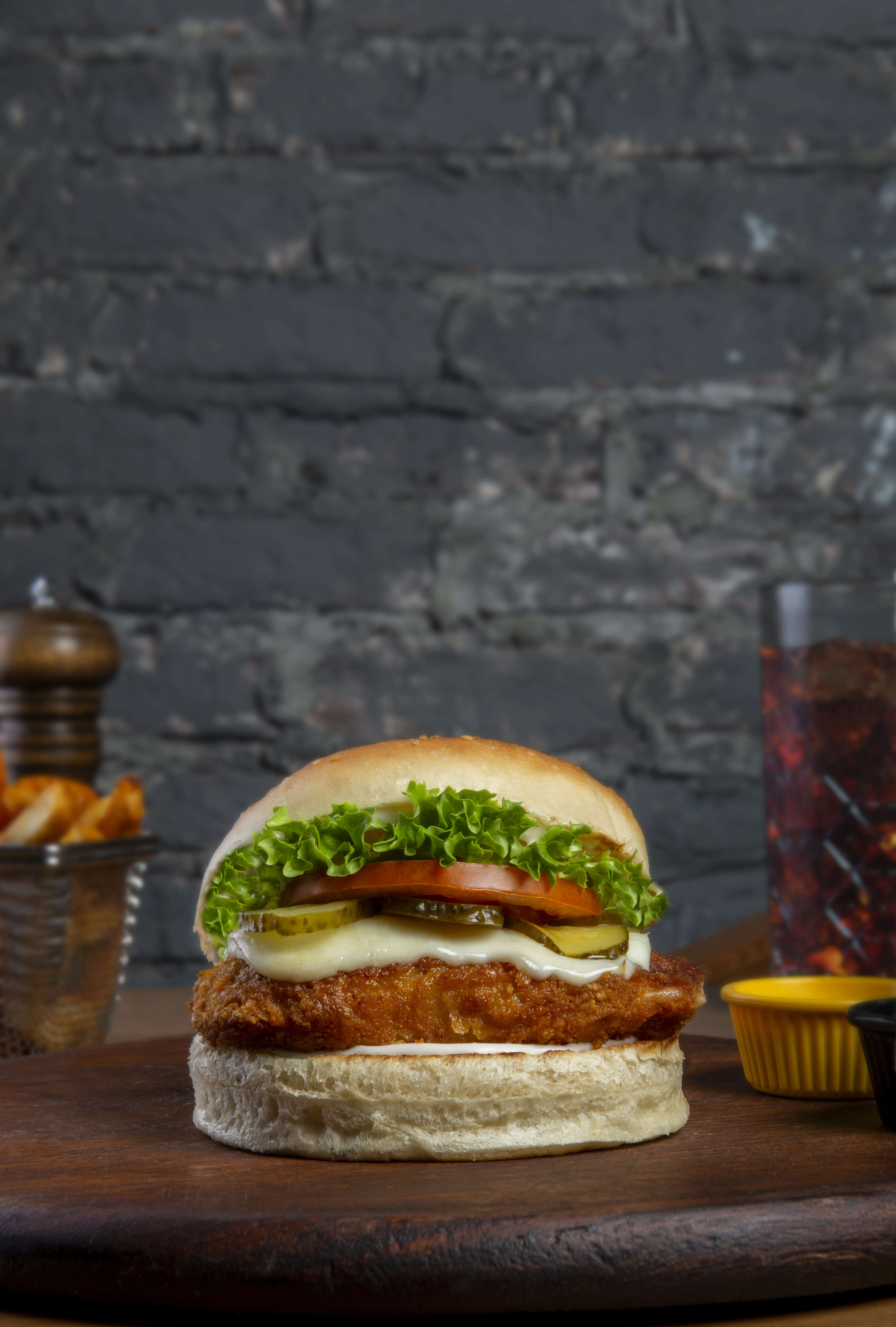 Chicken & Cheese Burger