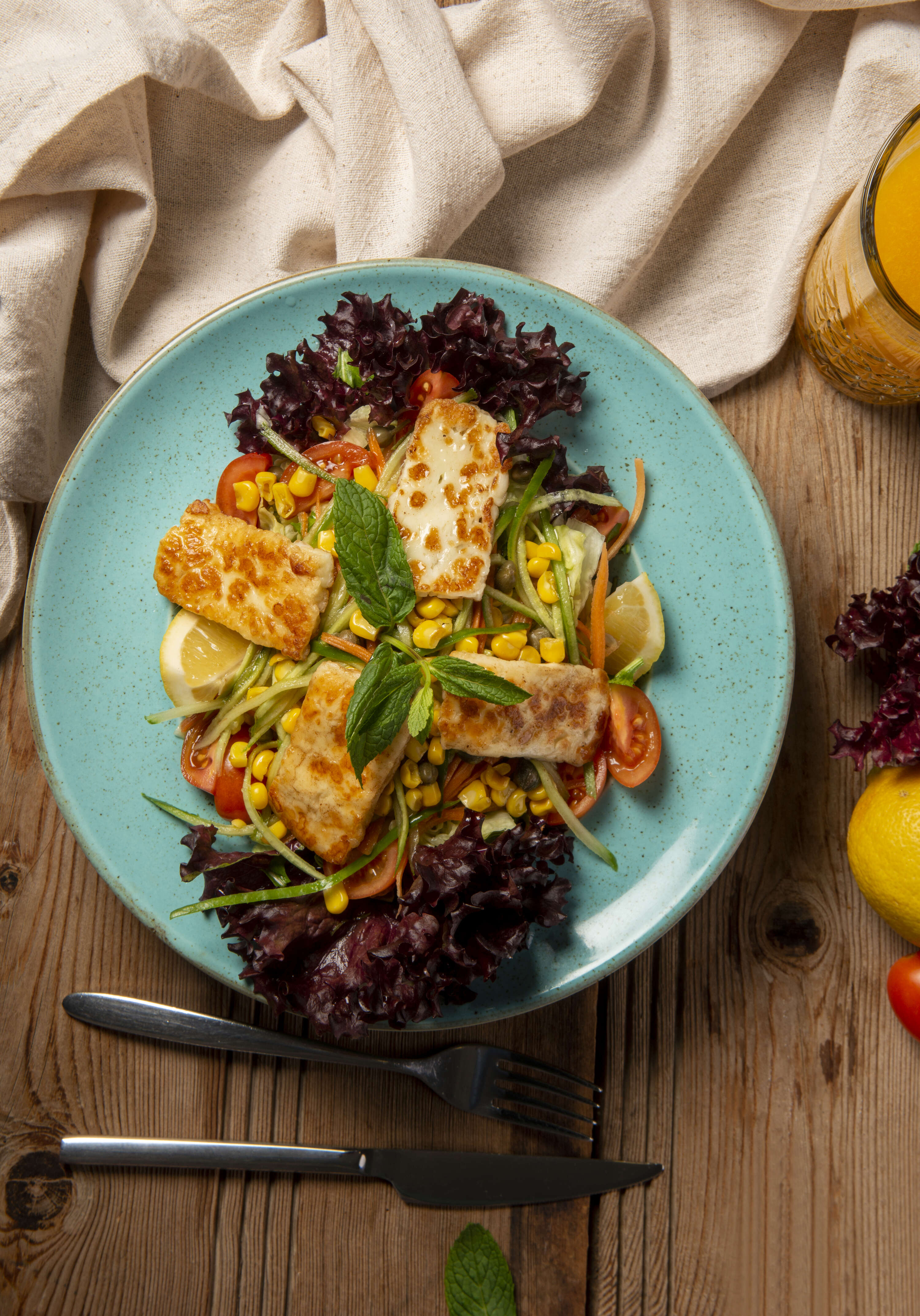 Izgara Hellim Salata